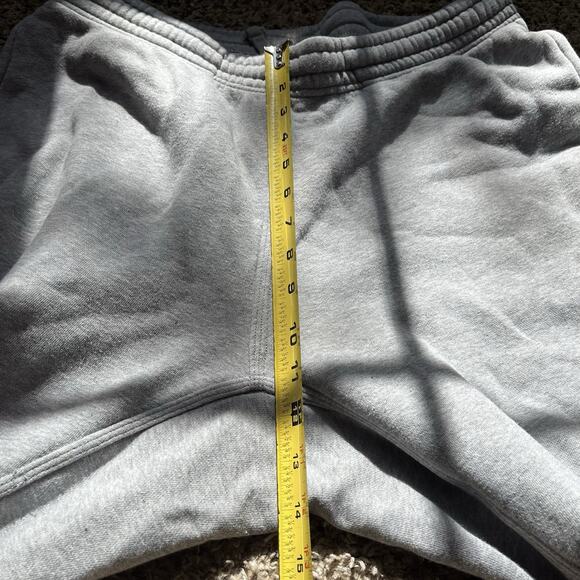 Nike Pants Mens Xl Gray Fleece Sweatpants Joggers Drawstring Logo Swoosh - Picture 6 of 9